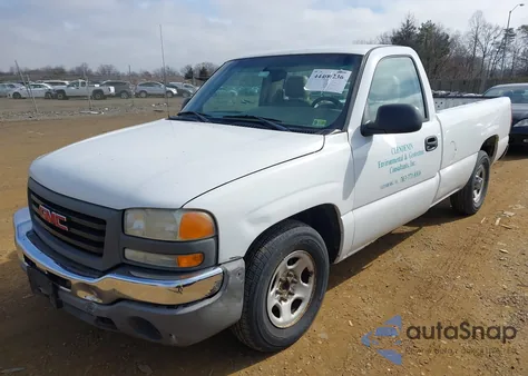 2004 GMC Sierra 1500 Work Truck z USA, uszkodzony, nr VIN 1GTEC14X54Z103314